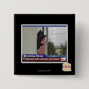 Breaking News 2 15 Cm Square Badge