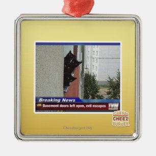 Breaking News 2 Metal Tree Decoration