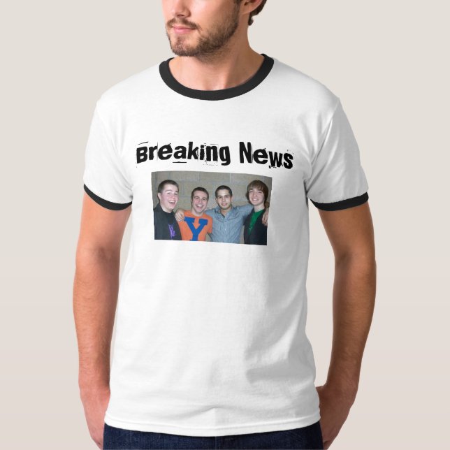 Breaking News Band T-Shirt (Front)