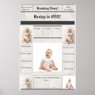 Breaking News First Milestones Poster