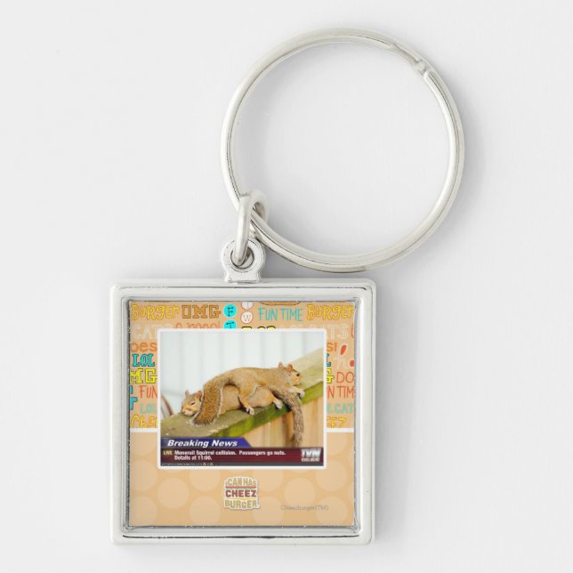 Breaking News Key Ring (Front)