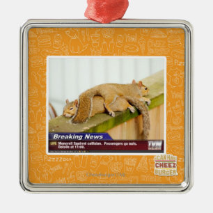 Breaking News Metal Tree Decoration