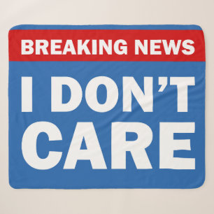 Breaking News Sherpa Blanket
