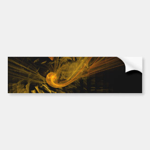 Breaking Point Abstract Art Bumper Sticker