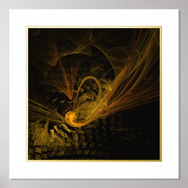 Breaking Point Abstract Art Foil Prints (Front)