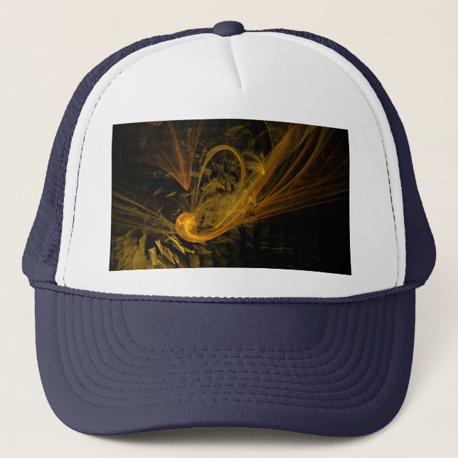 Breaking Point Abstract Art Hat (Front)
