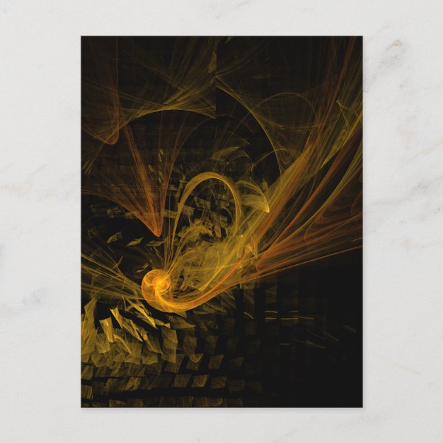 Breaking Point Abstract Art Postcard (Front)