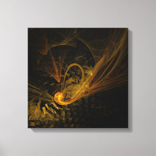 Breaking Point Abstract Art Quad Canvas Print