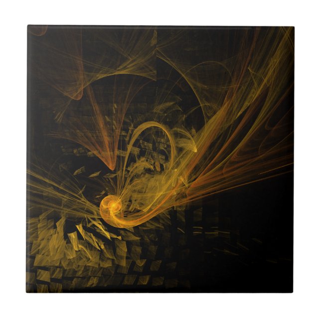 Breaking Point Abstract Art Tile (Front)