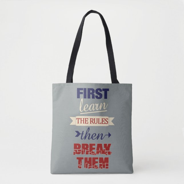 Breaking Rules bags (Front)