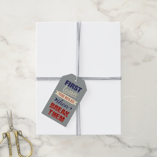 Breaking Rules custom gift tags (With Twine)
