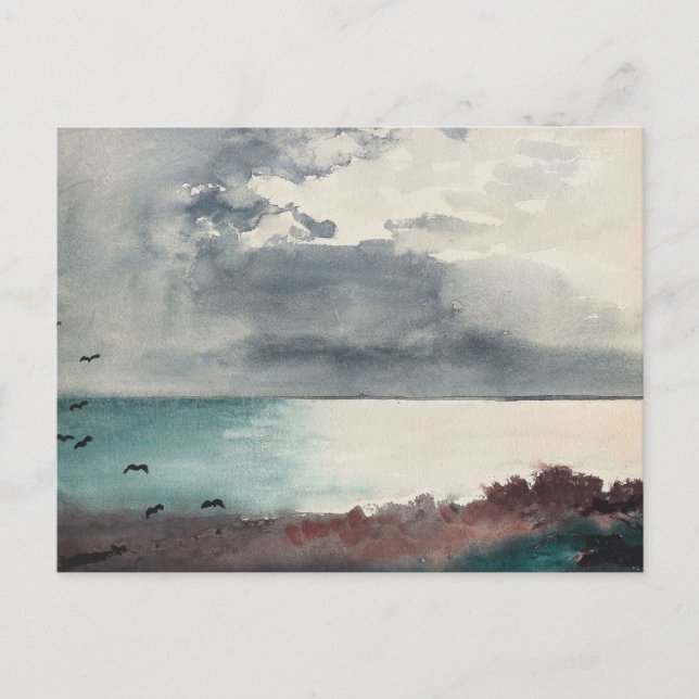 Breaking Storm, Coast of Maine | Winslow Homer Postcard (Front)