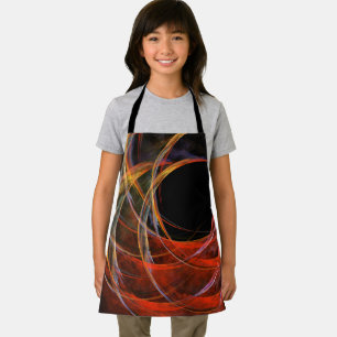 Breaking the Circle Abstract Art Apron