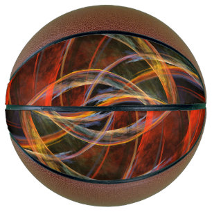 Breaking the Circle Abstract Art Basketball