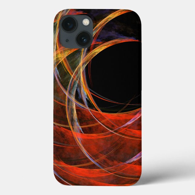 Breaking the Circle Abstract Art Case-Mate iPhone Case (Back)