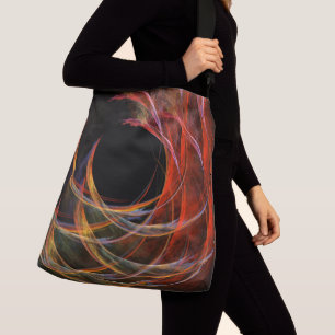 Breaking the Circle Abstract Art Cross Body Crossbody Bag