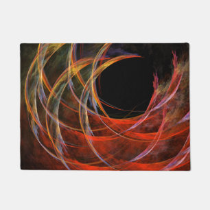 Breaking the Circle Abstract Art Doormat