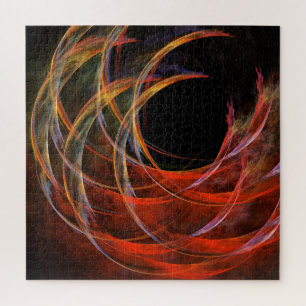 Breaking the Circle Abstract Art Jigsaw Puzzle
