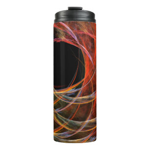 Breaking the Circle Abstract Art Thermal Tumbler