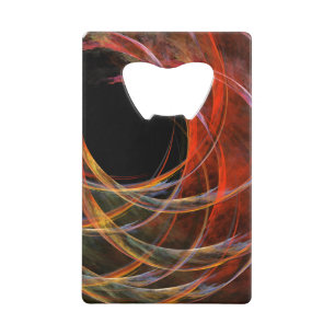 Breaking the Circle Vortex of Fire Abstract Art