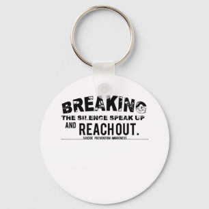 Breaking The Silence Suicide Prevention Awareness Key Ring