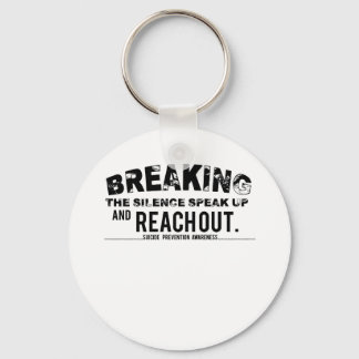 Breaking The Silence Suicide Prevention Awareness Key Ring