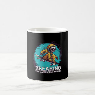 breaking the sloth speed record coffee mug