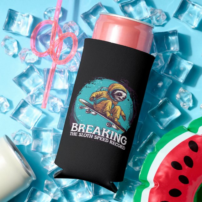 breaking the sloth speed record seltzer can cooler (In Situ Summer)