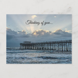 Breaking Through At Cocoa Thinking Of You Postcard