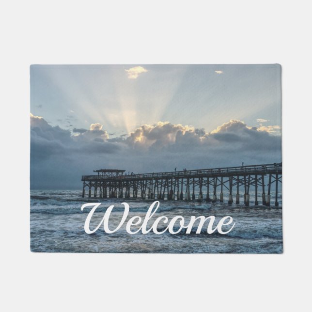 Breaking Through At Cocoa Welcome Doormat (Front)