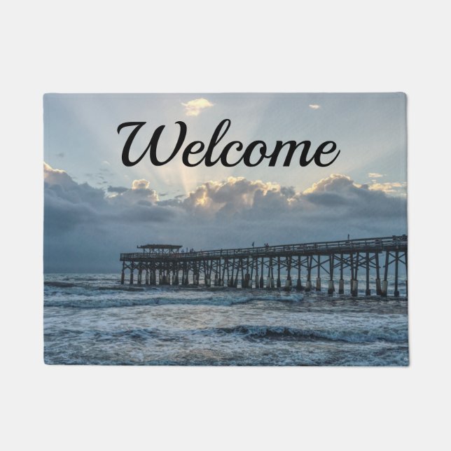 Breaking Through At Cocoa Welcome Doormat (Front)