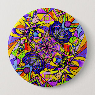 "Breaking Through Barriers" 4 Inch Button