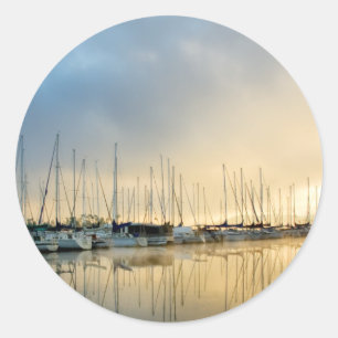 Breaking Through II Classic Round Sticker