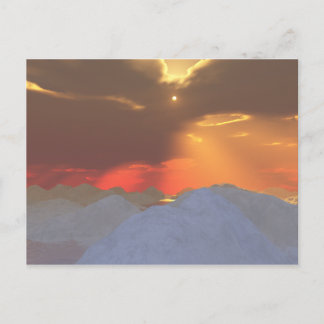 breaking thru postcard