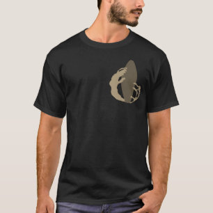 Breaking Wave Longboard Graphic. A surfer's vision T-Shirt