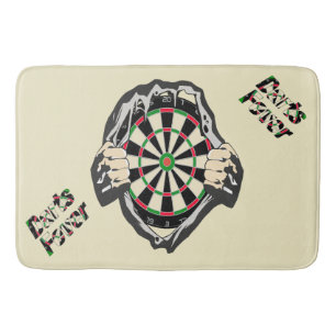 Breakthrough to the Bullseye – Ultimate Dartboard  Bath Mat
