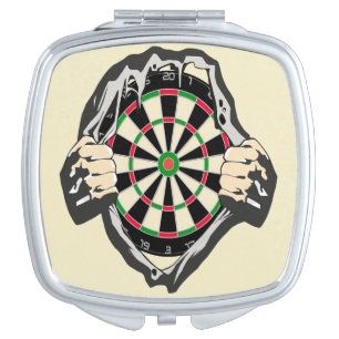 Breakthrough to the Bullseye – Ultimate Dartboard  Compact Mirror