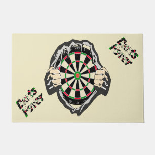 Breakthrough to the Bullseye – Ultimate Dartboard  Doormat
