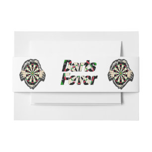 Breakthrough to the Bullseye – Ultimate Dartboard  Invitation Belly Band