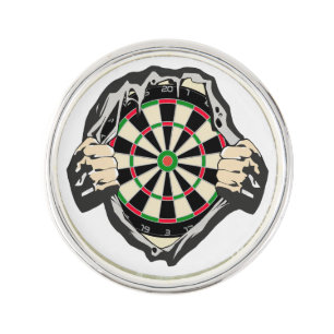 Breakthrough to the Bullseye – Ultimate Dartboard  Lapel Pin