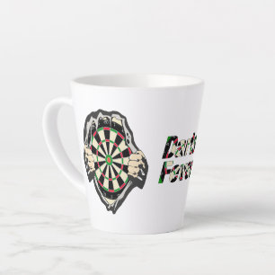 Breakthrough to the Bullseye – Ultimate Dartboard Latte Mug