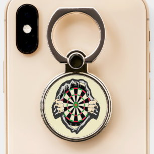 Breakthrough to the Bullseye – Ultimate Dartboard  Phone Ring Stand
