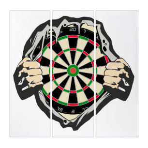 Breakthrough to the Bullseye – Ultimate Dartboard  Triptych