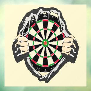 Breakthrough to the Bullseye – Ultimate Dartboard  Window Cling
