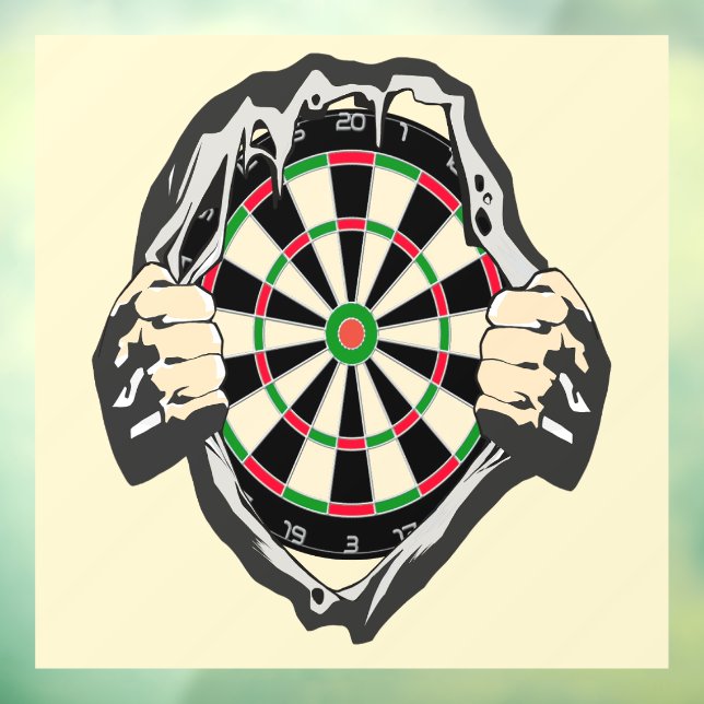 Breakthrough to the Bullseye – Ultimate Dartboard  Window Cling (Sheet 3)