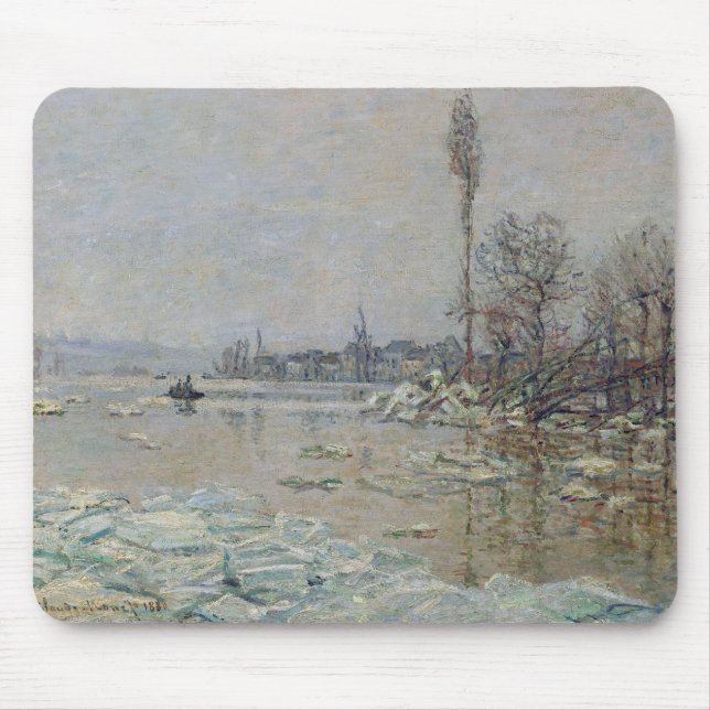 Breakup of Ice, 1880 Mouse Mat (Front)