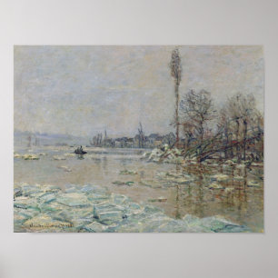 Breakup of Ice, 1880 Poster
