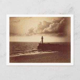 Breakwater at Sete, c.1855 (albumen print from a c Postcard