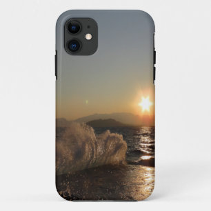 Breakwater in Croatia beautiful sunset             iPhone 11 Case