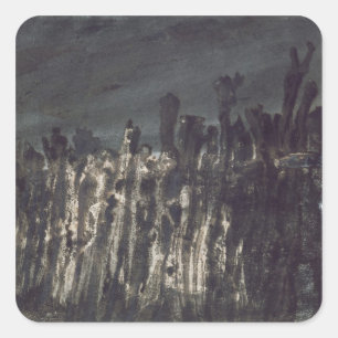 Breakwater in Jersey Square Sticker